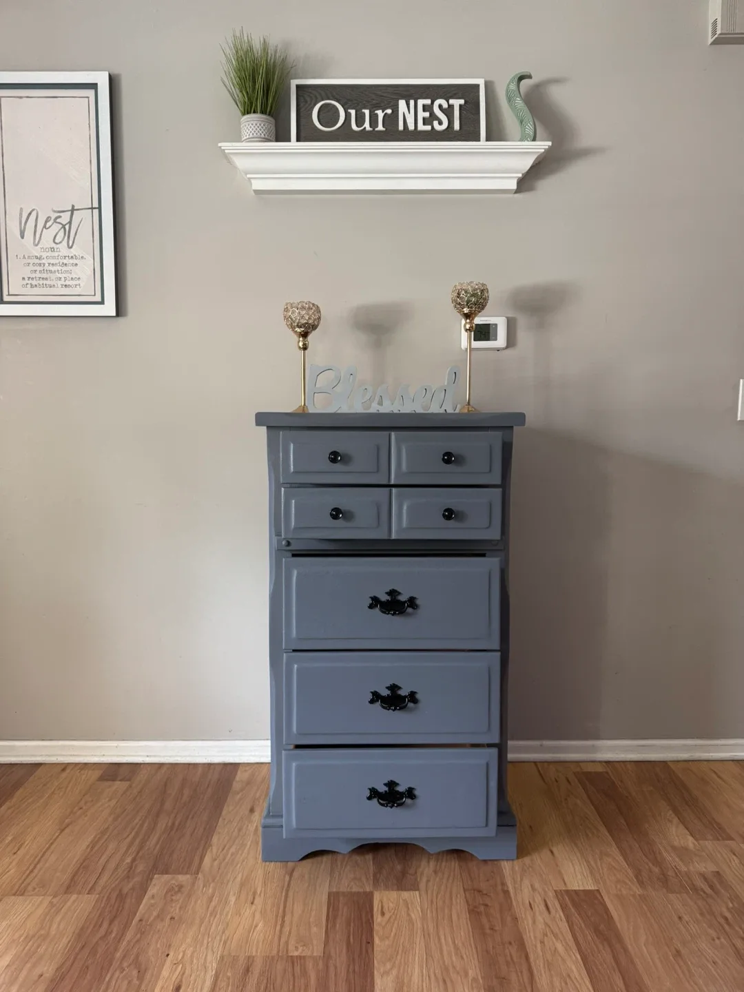 ✨🤎🩶Beautiful solid chest of drawers🤎🩶✨ image indicator(2)