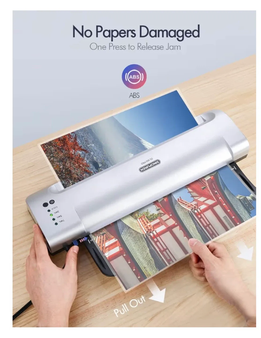 Sinopuren 13-Inch Thermal Laminator image indicator(4)