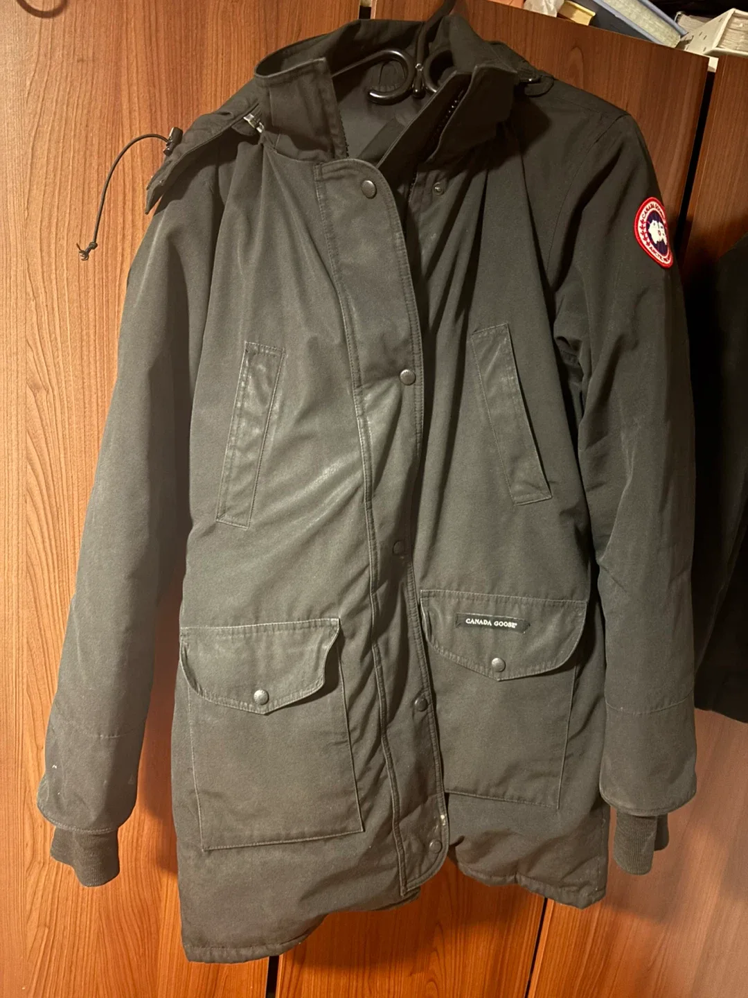 Canada Goose Black Parka - Size L/G thumbnail