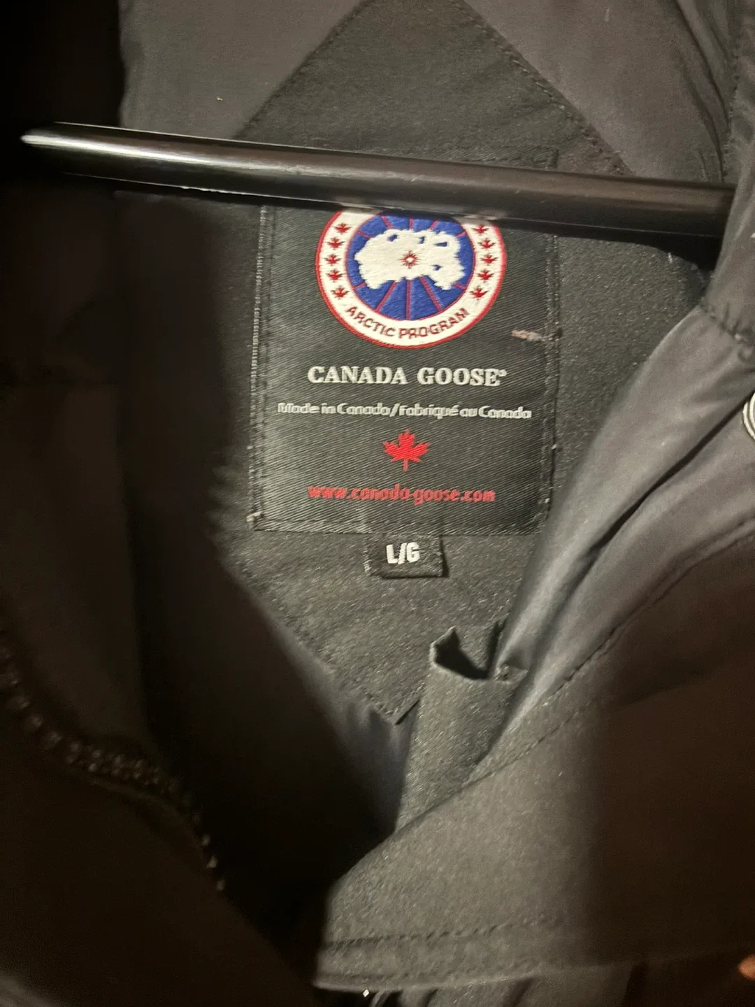 Canada Goose Black Parka - Size L/G image indicator(2)