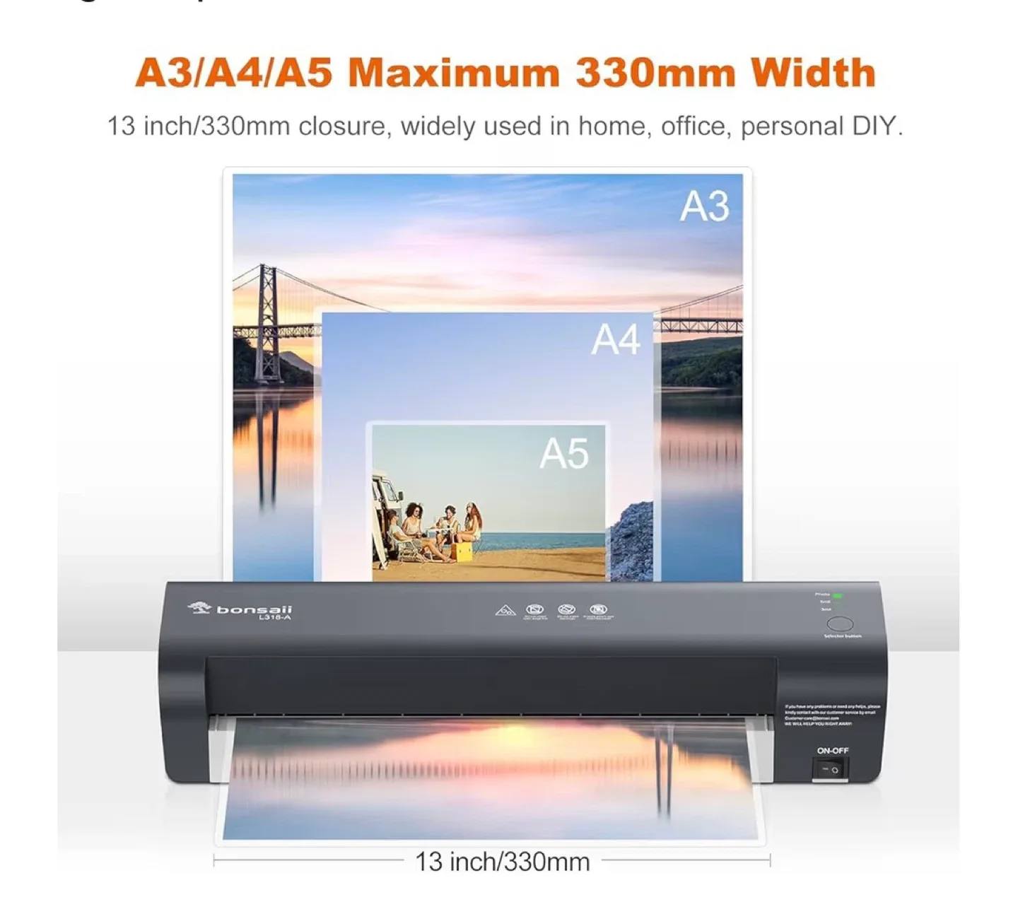 Bonsaii L318-A 13 Inch Laminator - Like New! image indicator(5)