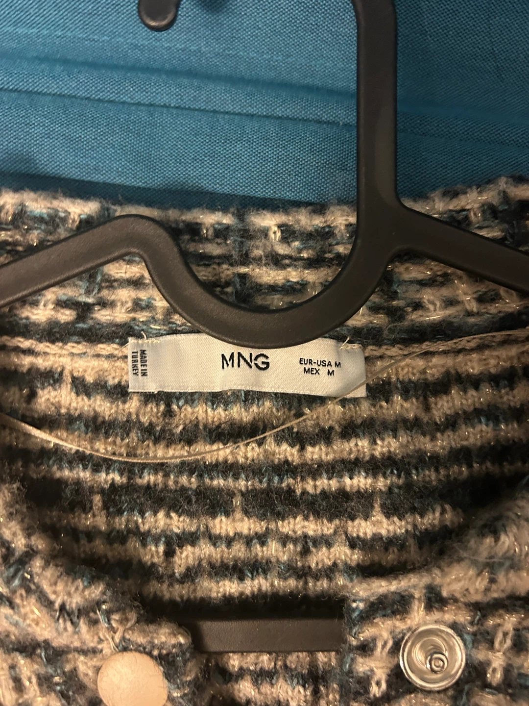 MNG Tweed Cardigan - Size M - photo 2