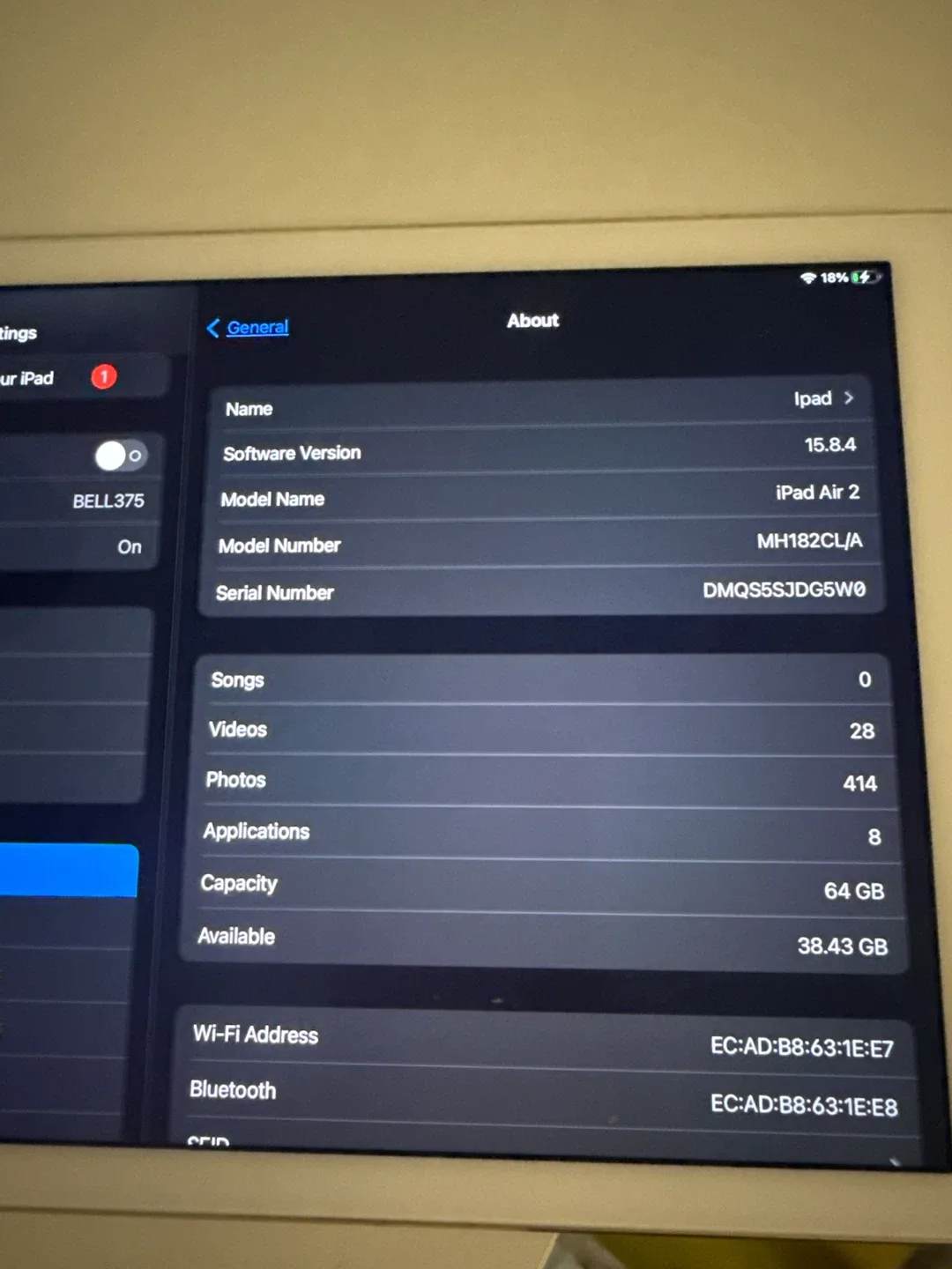 Apple iPad Gold image indicator(3)