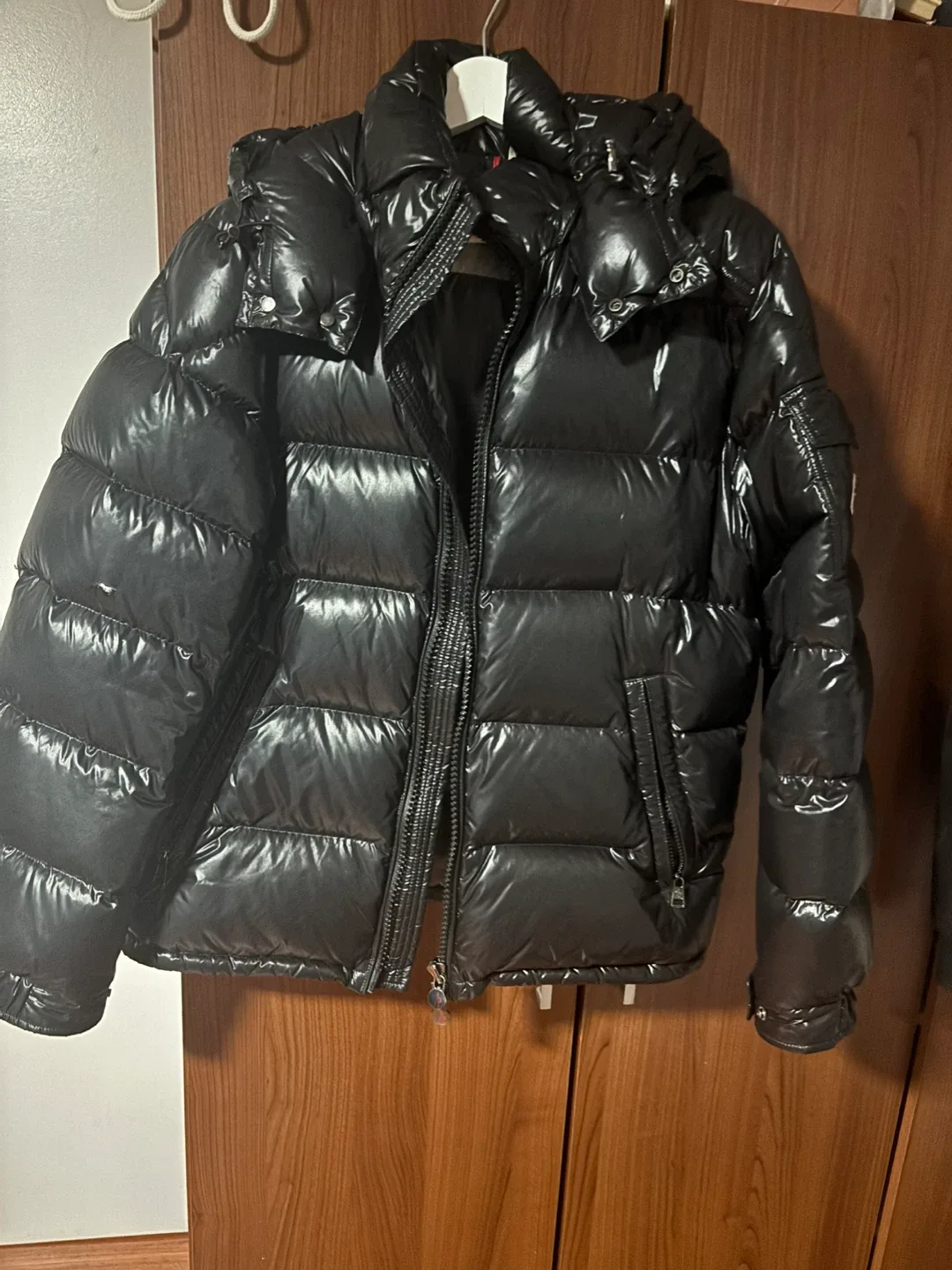 Moncler Black Padded Down Jacket thumbnail