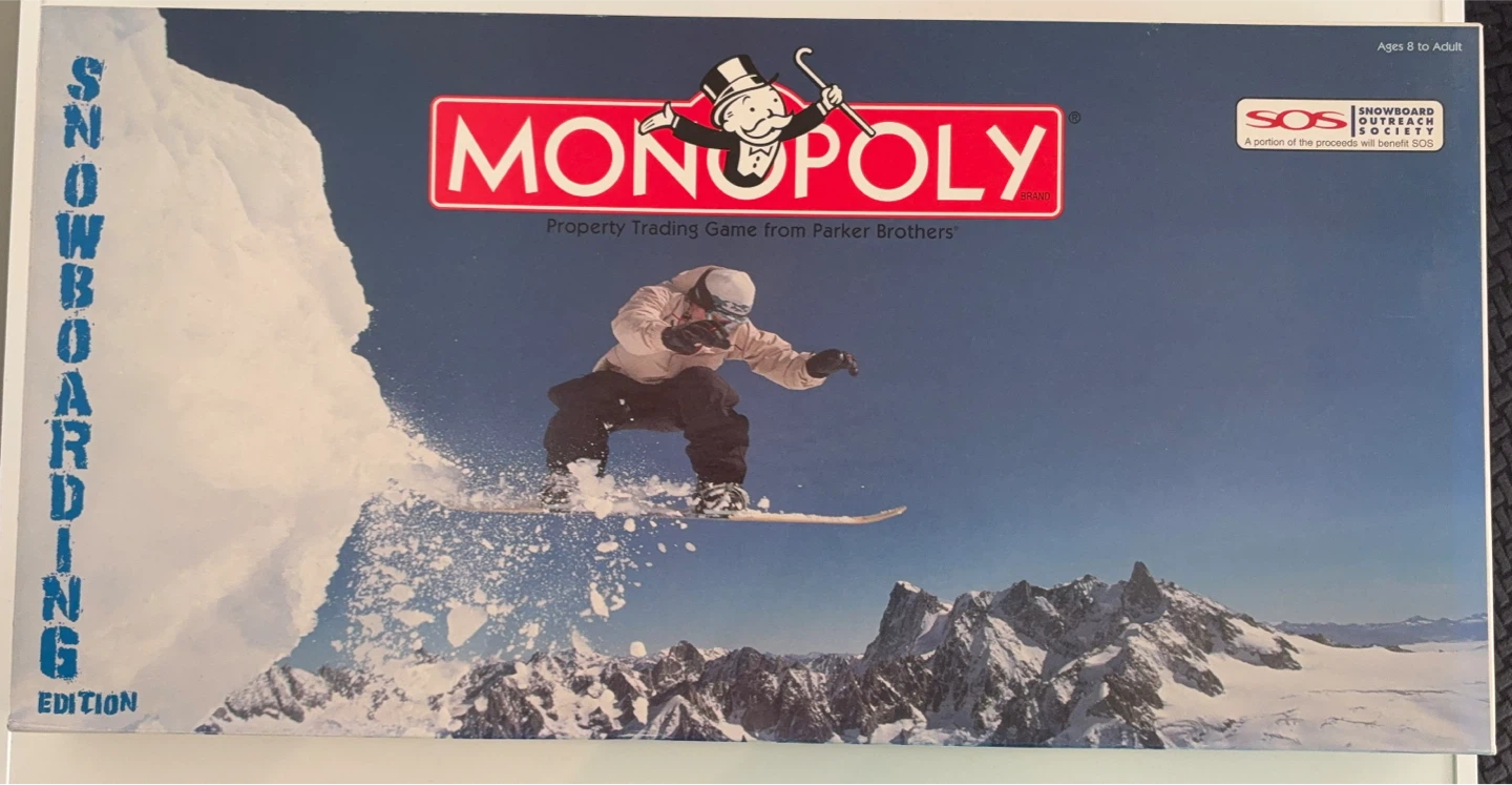 Monopoly Snowboarding Edition – Collector Condition!