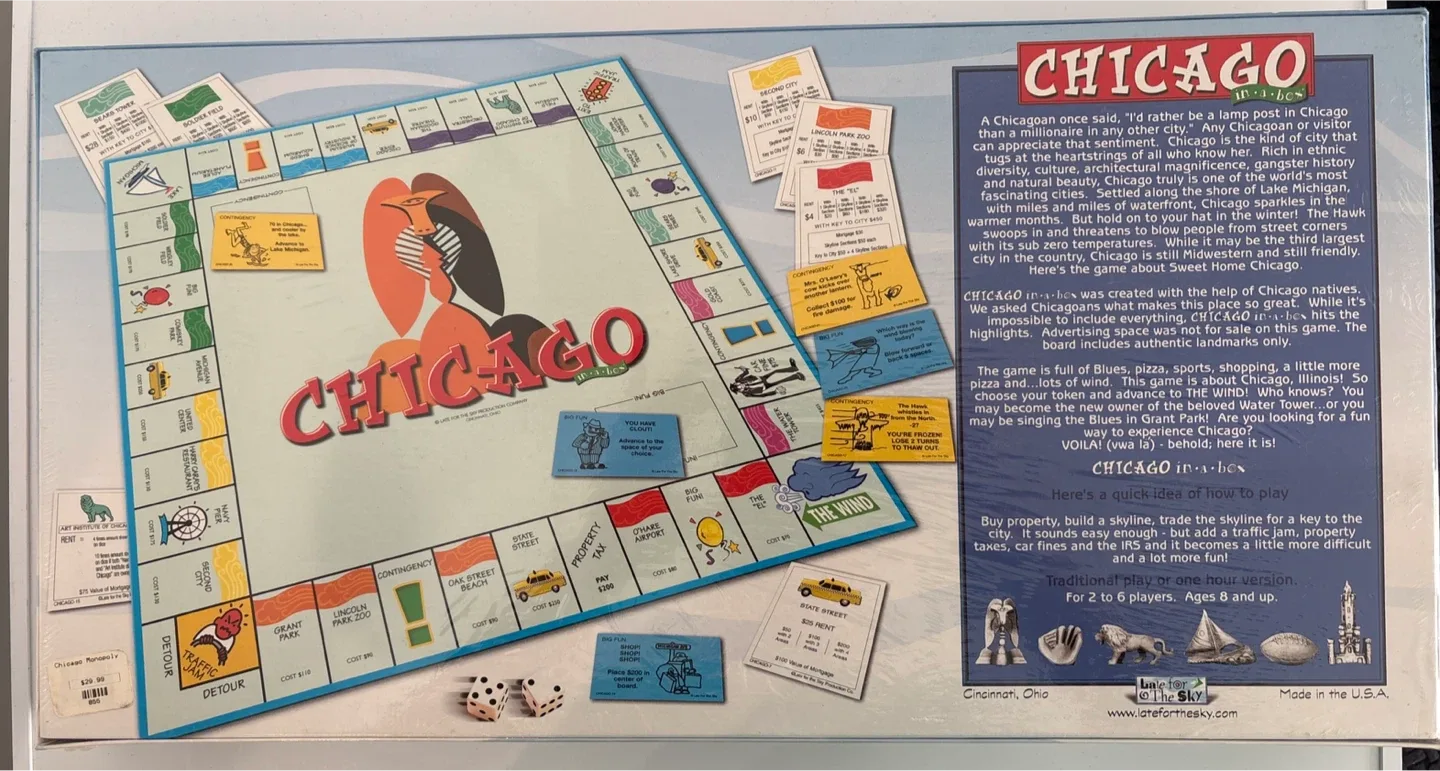 Monopoly Chicago Edition – Brand New & Factory Sealed! image indicator(2)