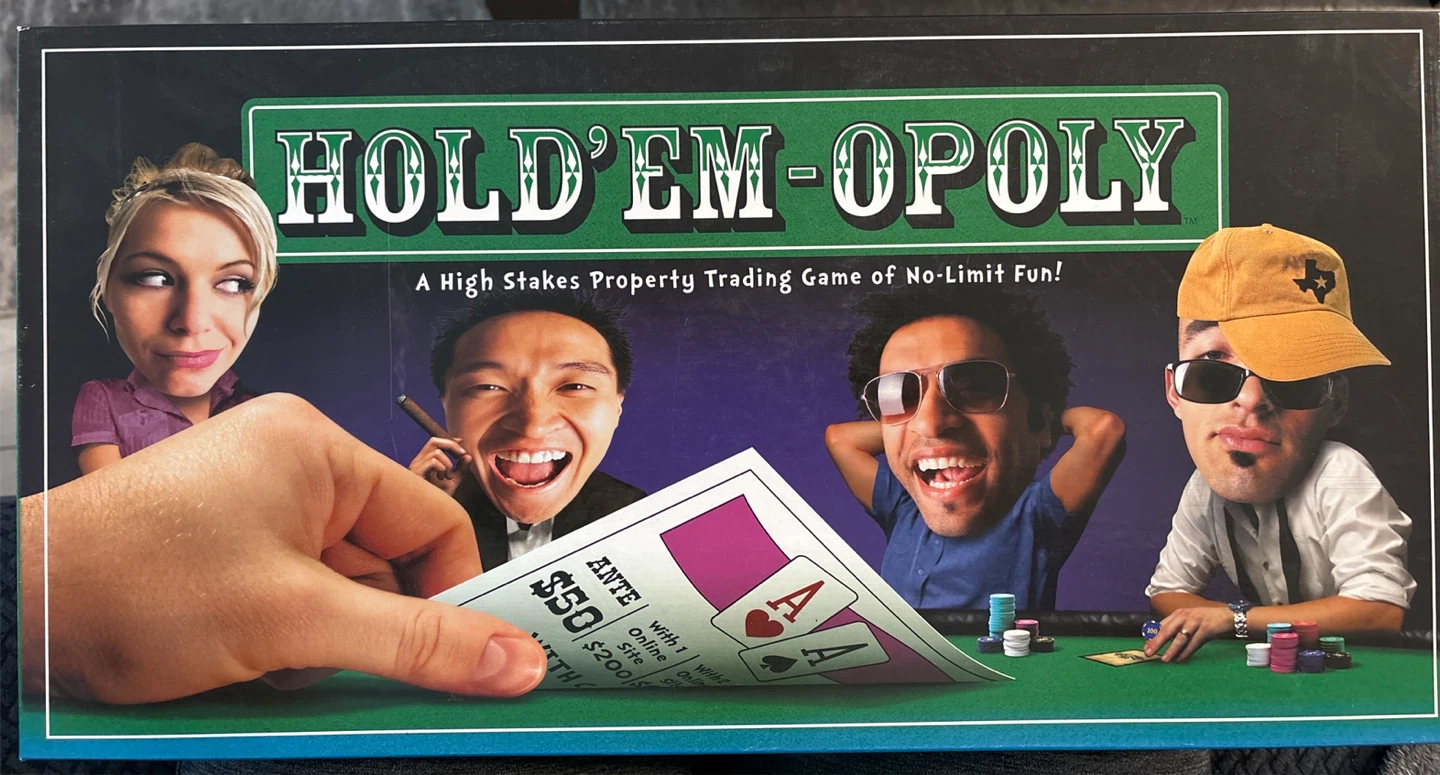 Hold’em Opoly – Poker Board Game (Excellent Condition!)