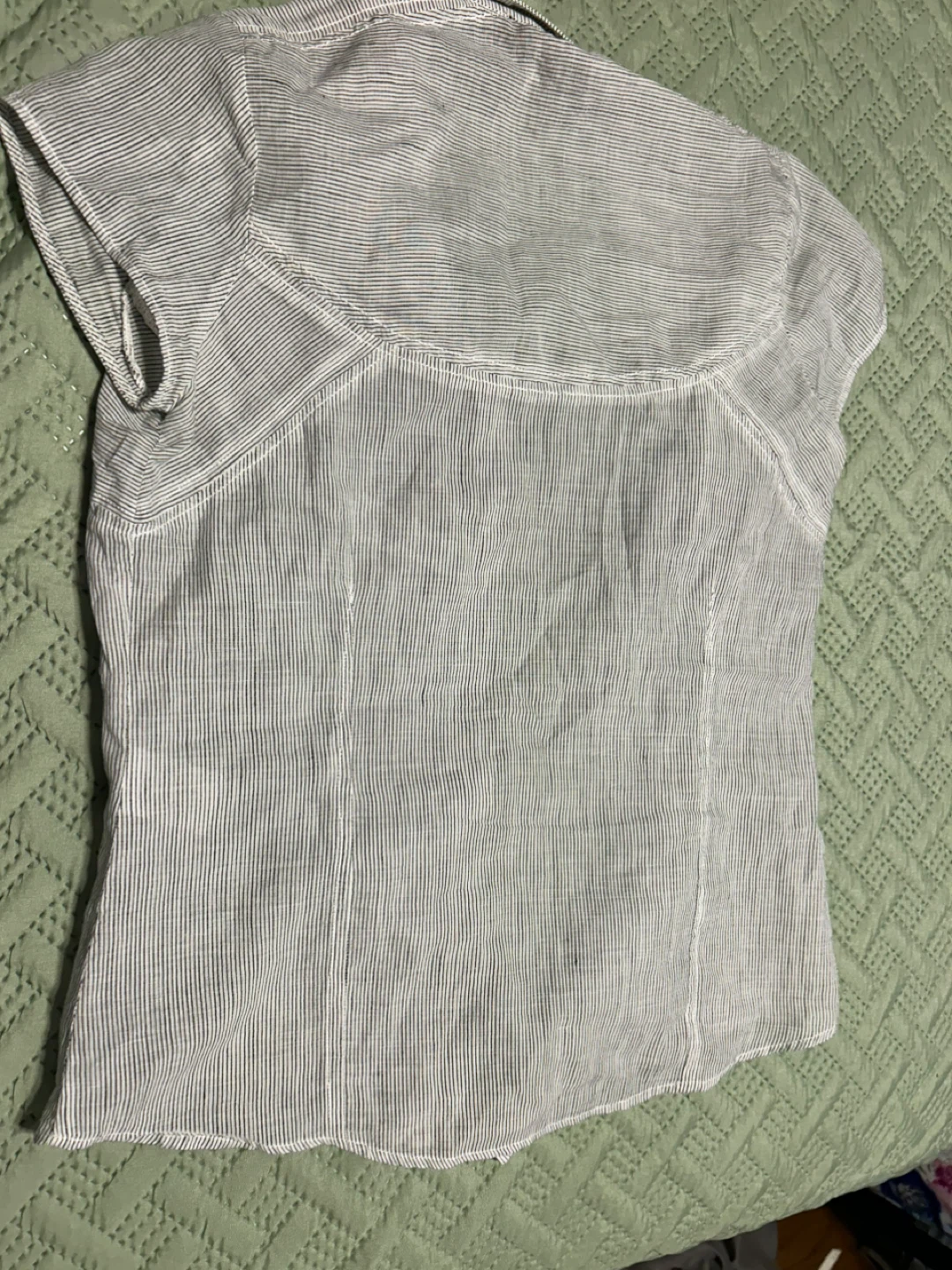 Cotélac Striped Blouse - Size 0 - photo 3