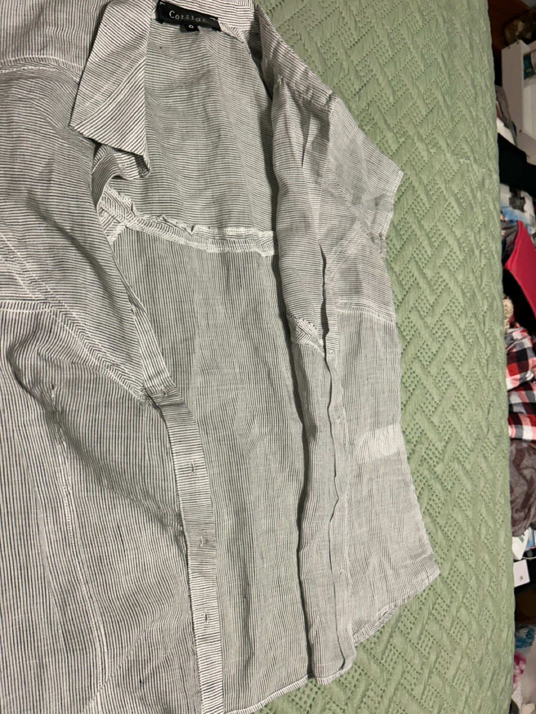 Cotélac Striped Blouse - Size 0
