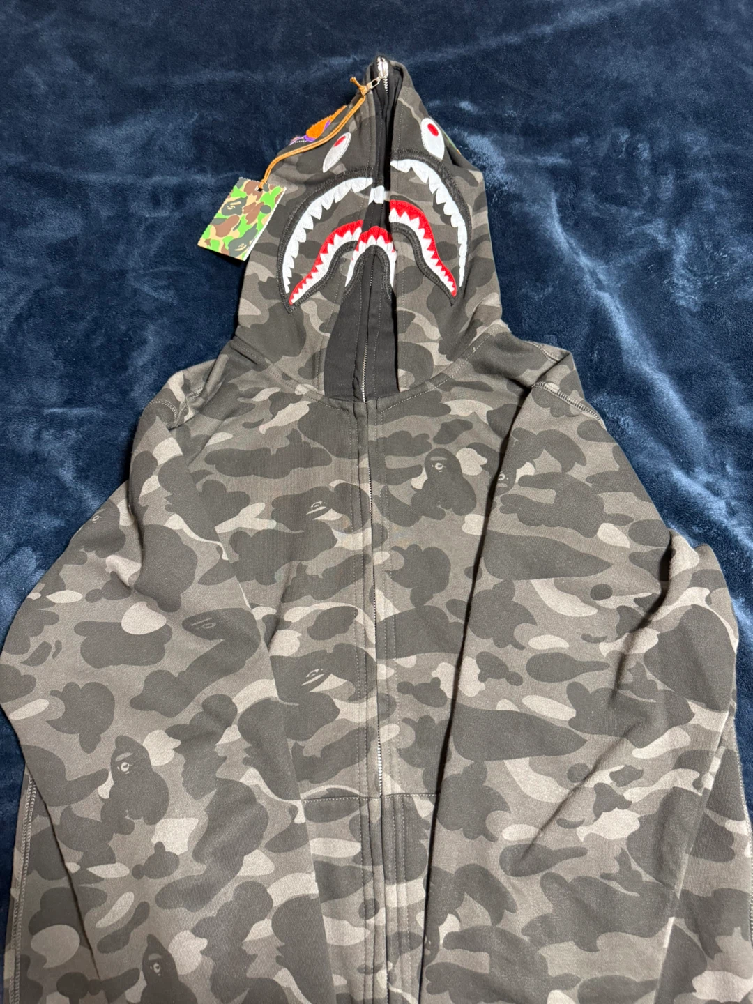 DOUBLE HOOD BAPE SHARK HOODIE