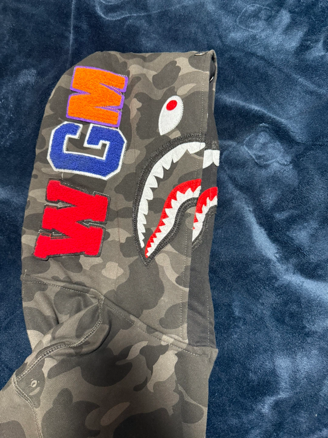 DOUBLE HOOD BAPE SHARK HOODIE - photo 3