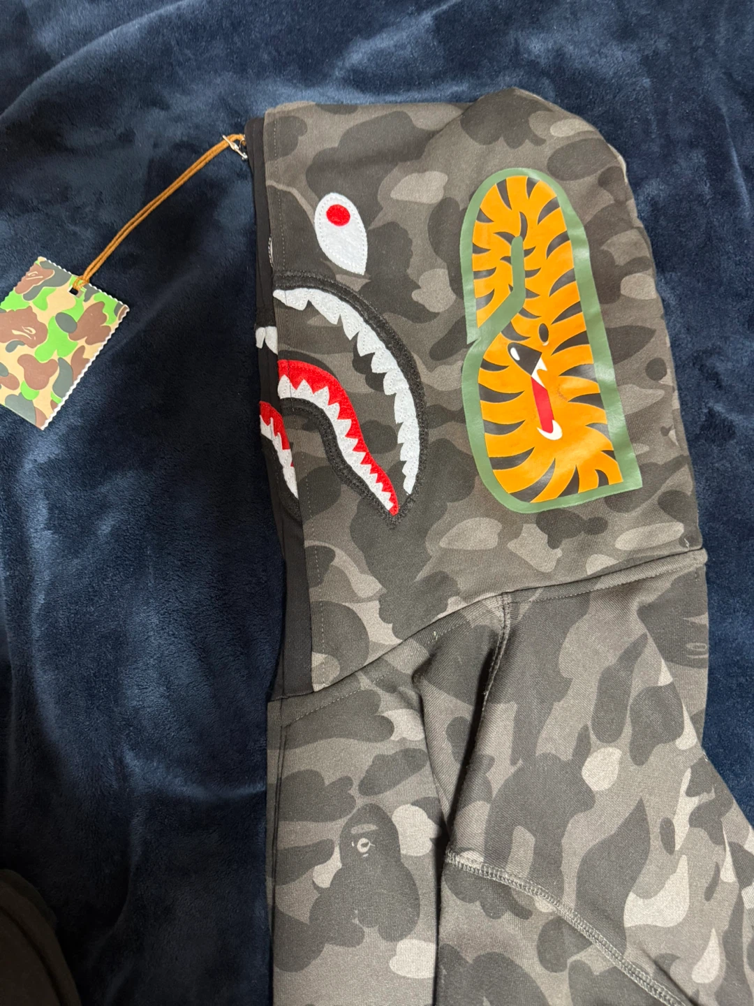 DOUBLE HOOD BAPE SHARK HOODIE - photo 5