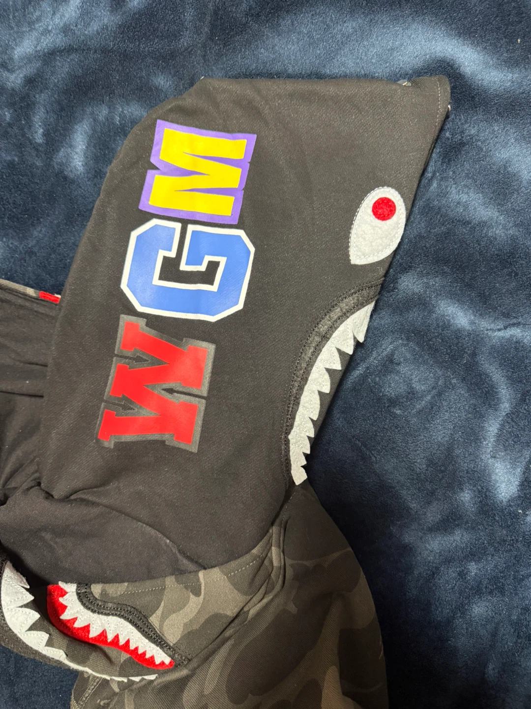 DOUBLE HOOD BAPE SHARK HOODIE - photo 4