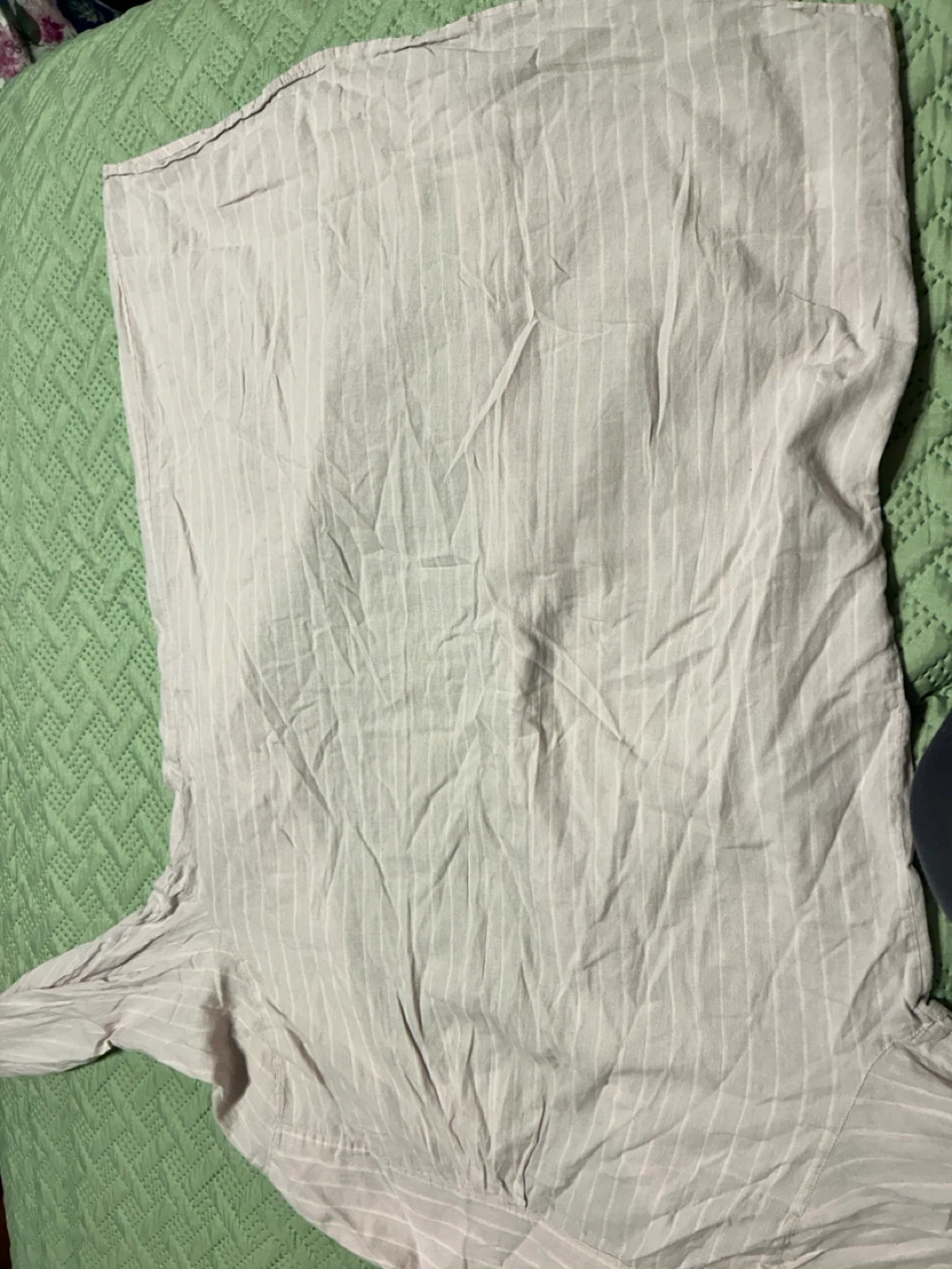 Shimera Striped Button-Up Shirt - Size L - photo 2