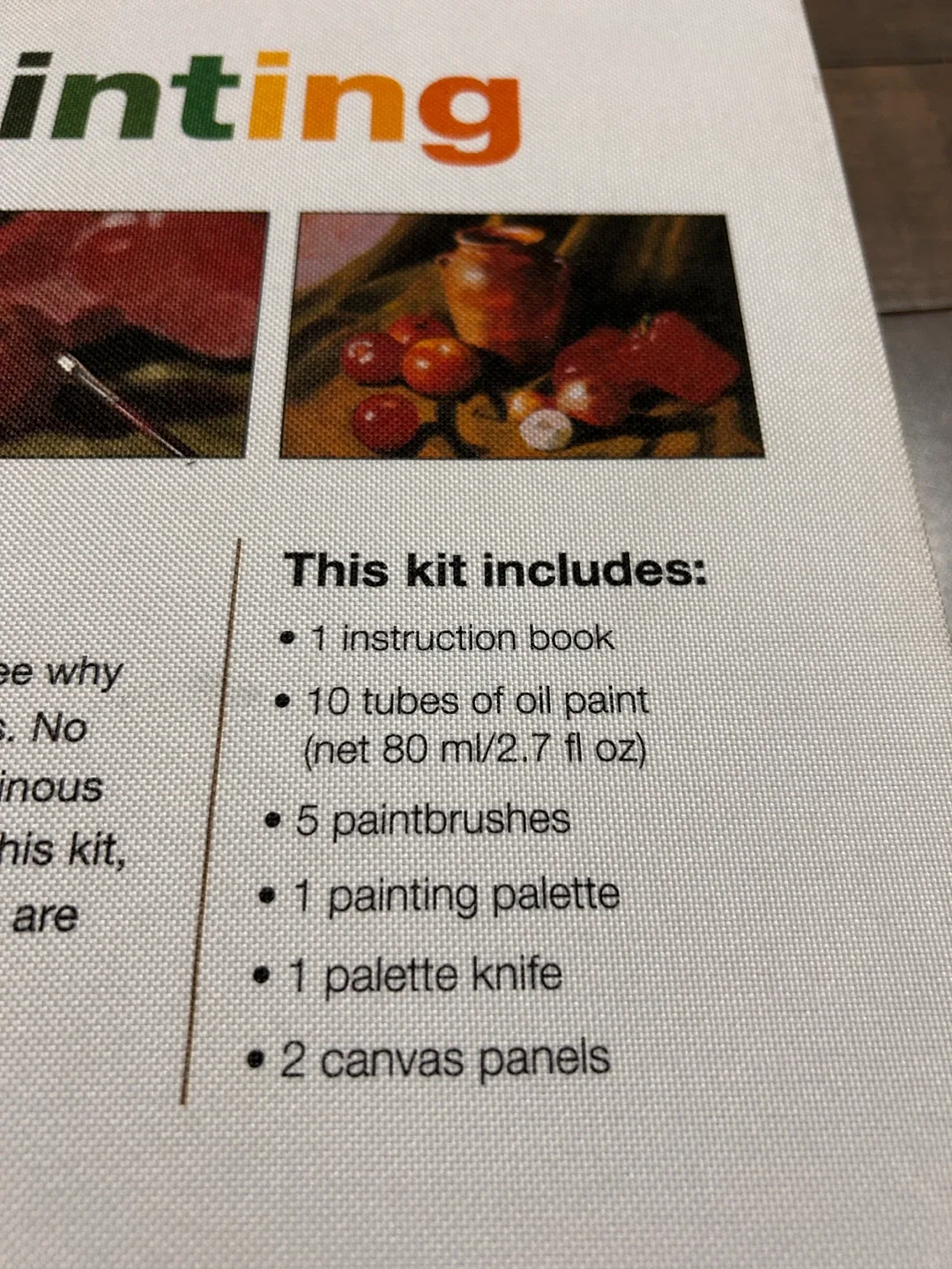 ArtSchool Oil Painting Kit - New image indicator(3)