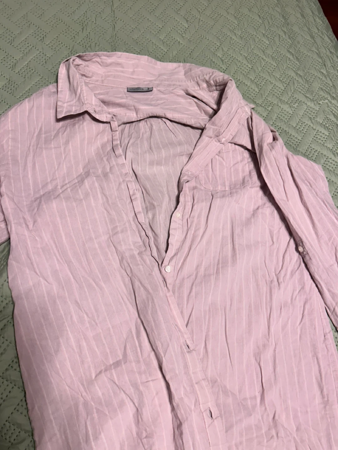 Cotton On Pink Striped Shirt, Size S