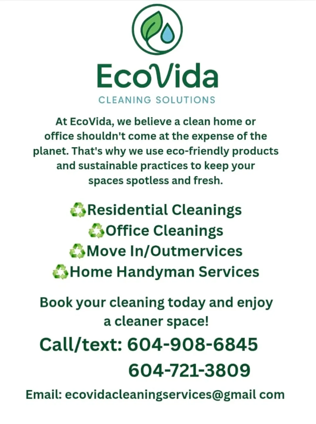 EcoVida Cleaning Solutions