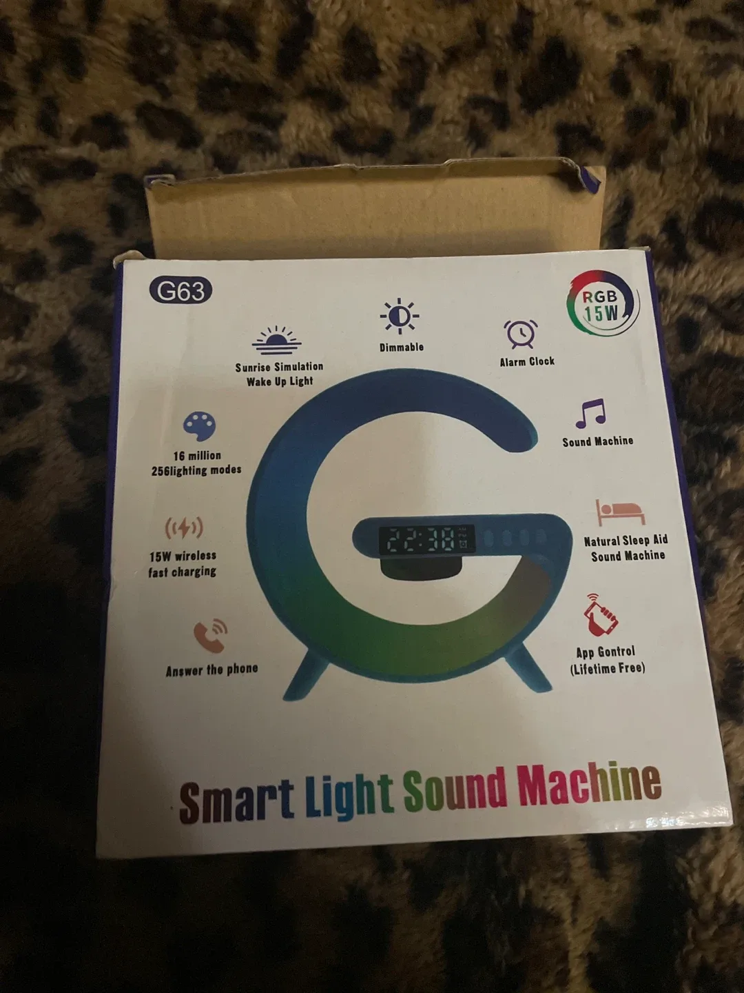 Intelligent G63 Smart Light Sound Machine image indicator(4)