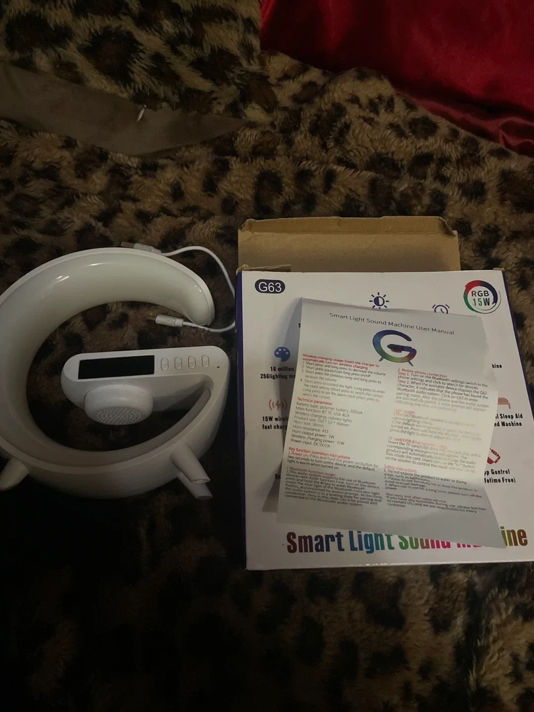 Intelligent G63 Smart Light Sound Machine image indicator(5)