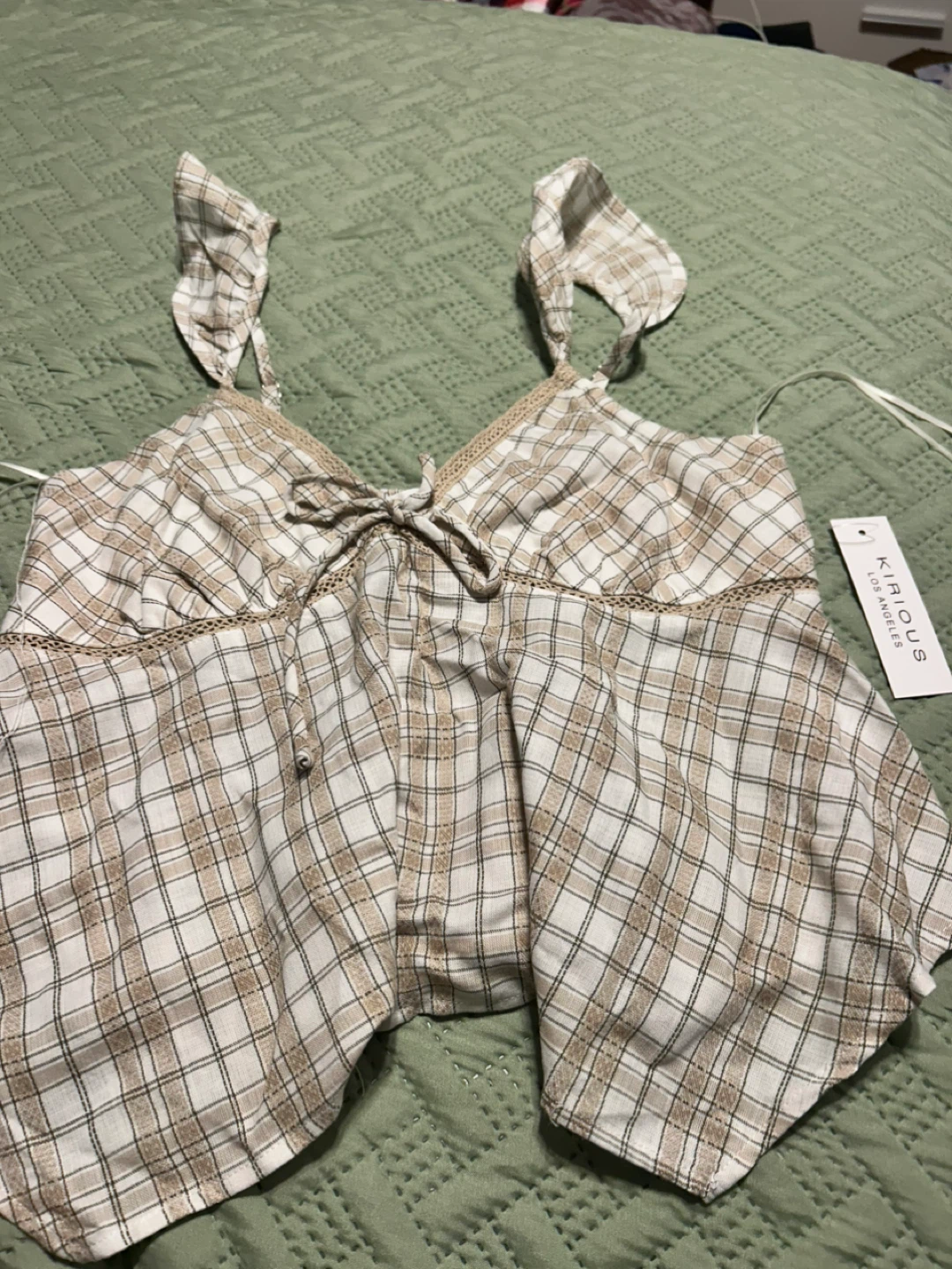Kirious Los Angeles Plaid Tank Top - photo 3