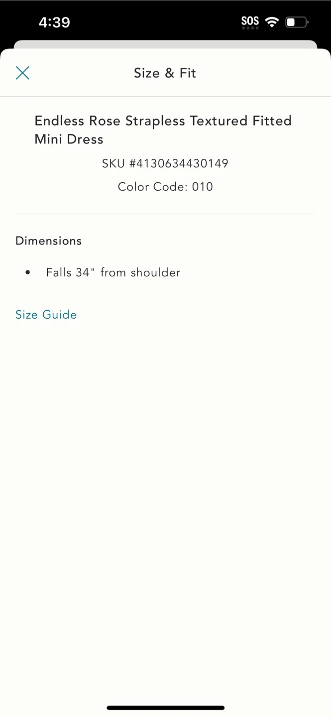 BNWT Anthropologie Strapless Textured Fitted Mini Dress XS image indicator(6)