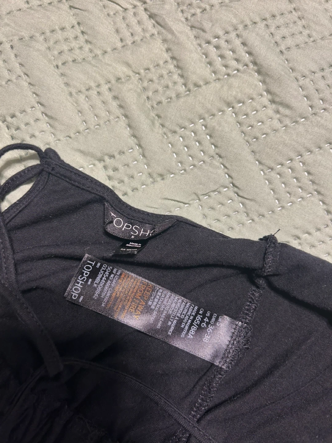 Topshop Black Romper Size 36-38 - photo 2