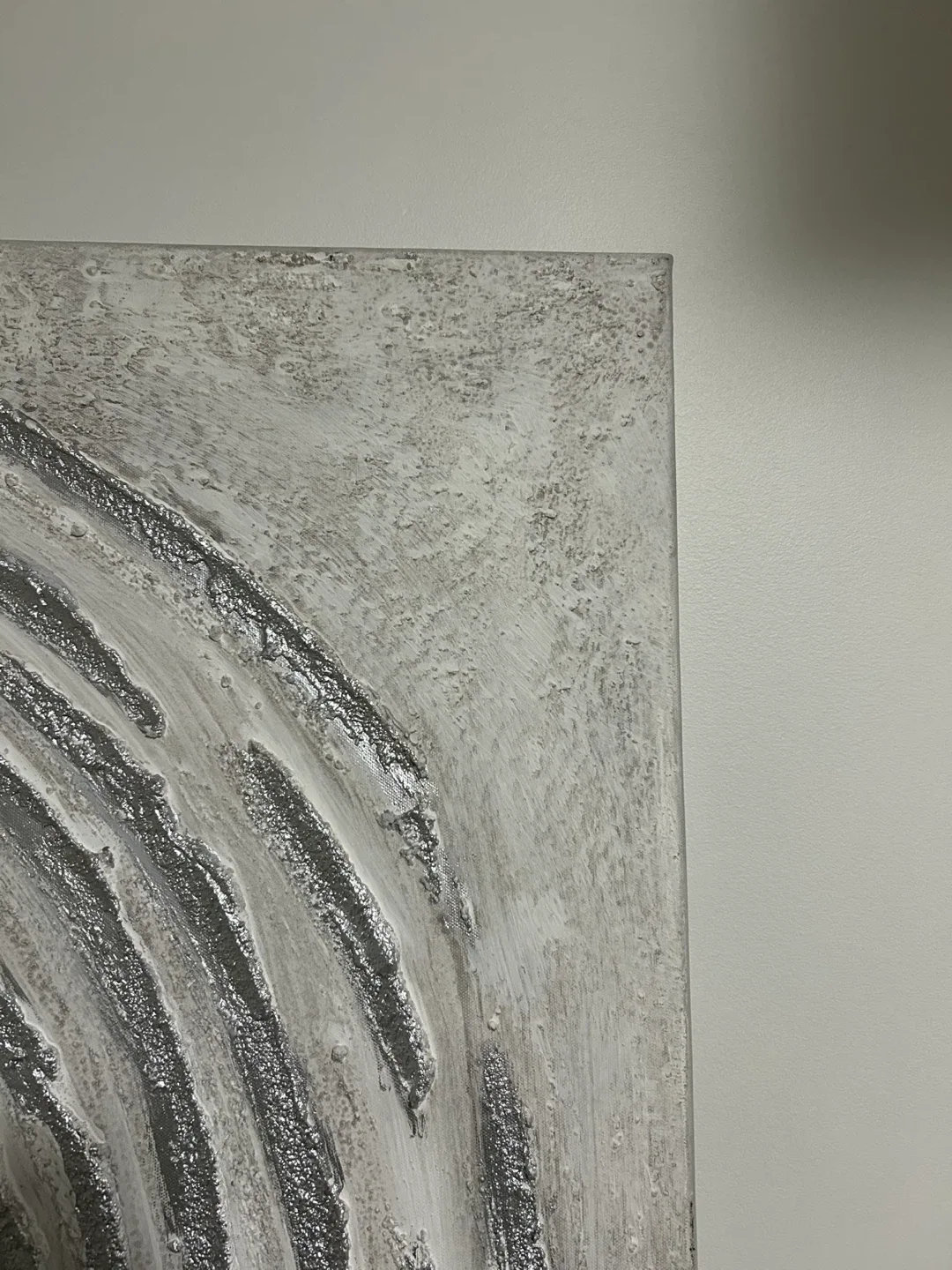 Silver Textured Canvas Wall Art - Set of 2 image indicator(3)