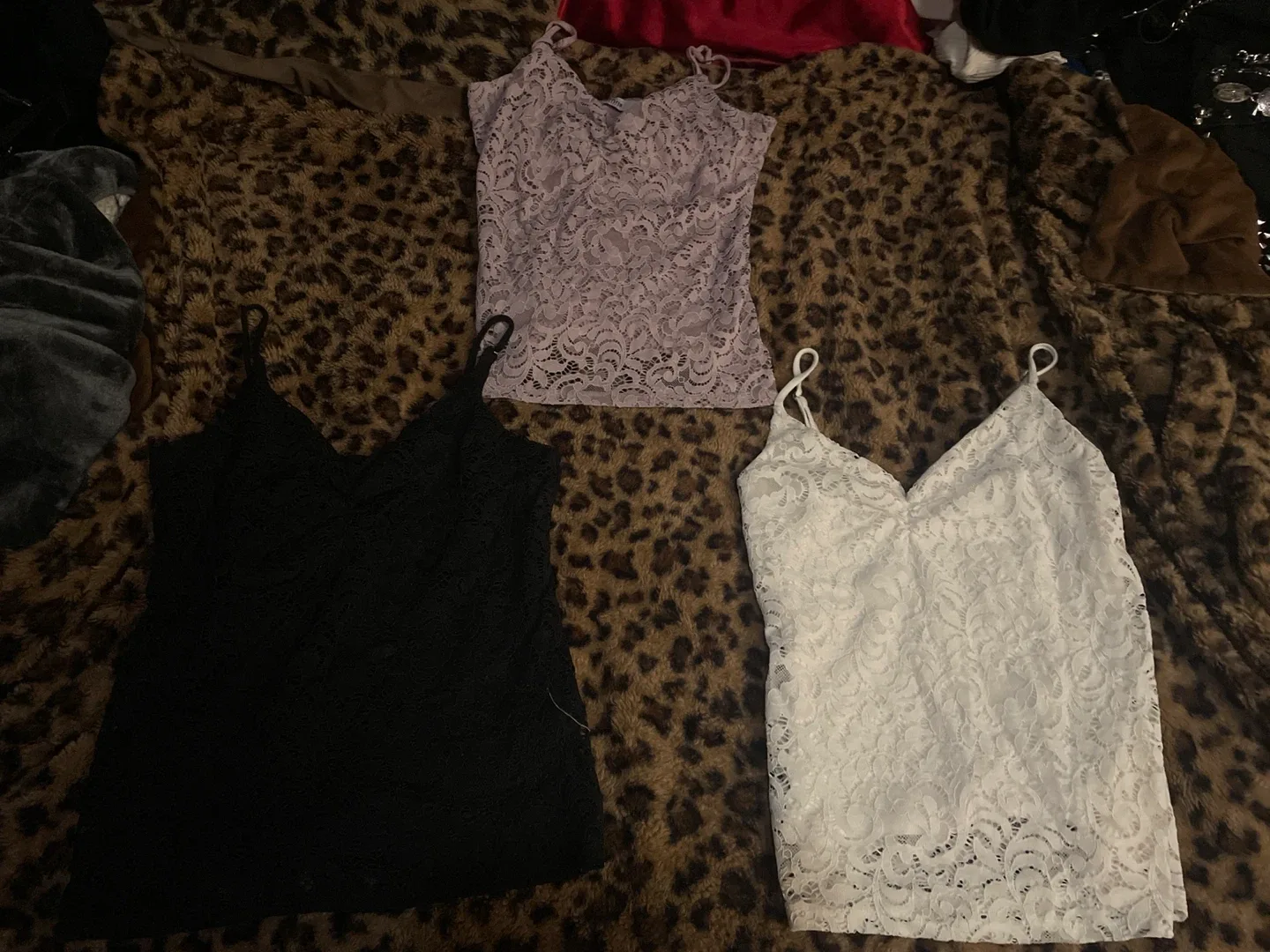 Hollister Lace Cami Tank Top Bundle thumbnail