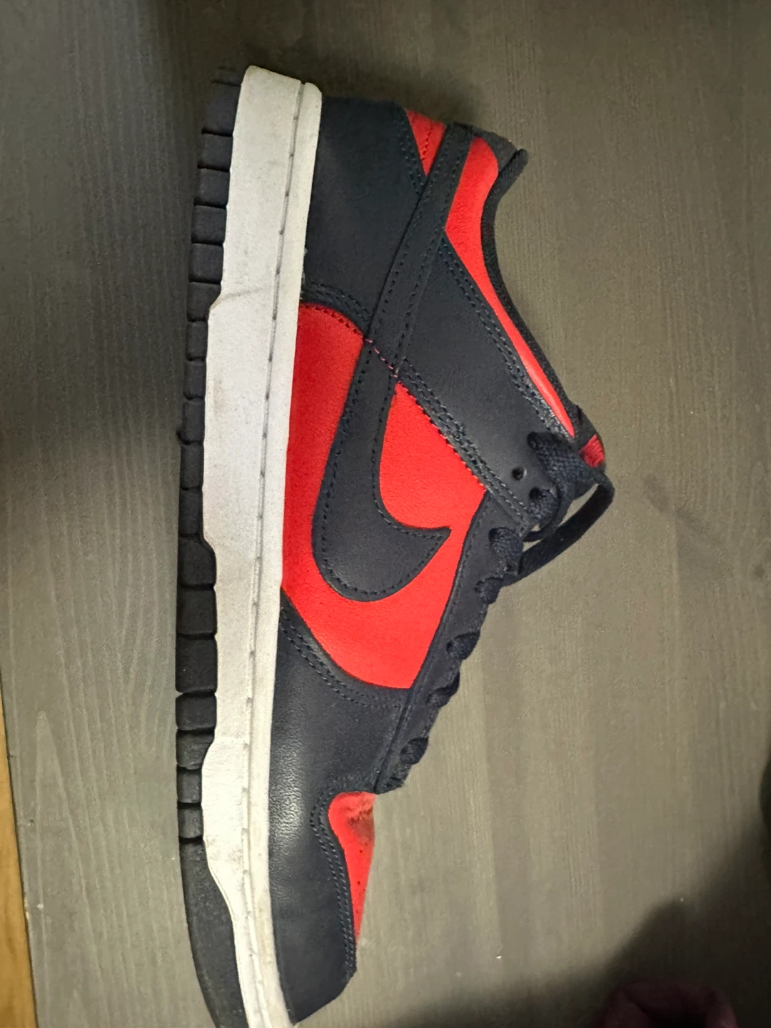 Nike Dunk Low Retro Red/Navy - photo 2
