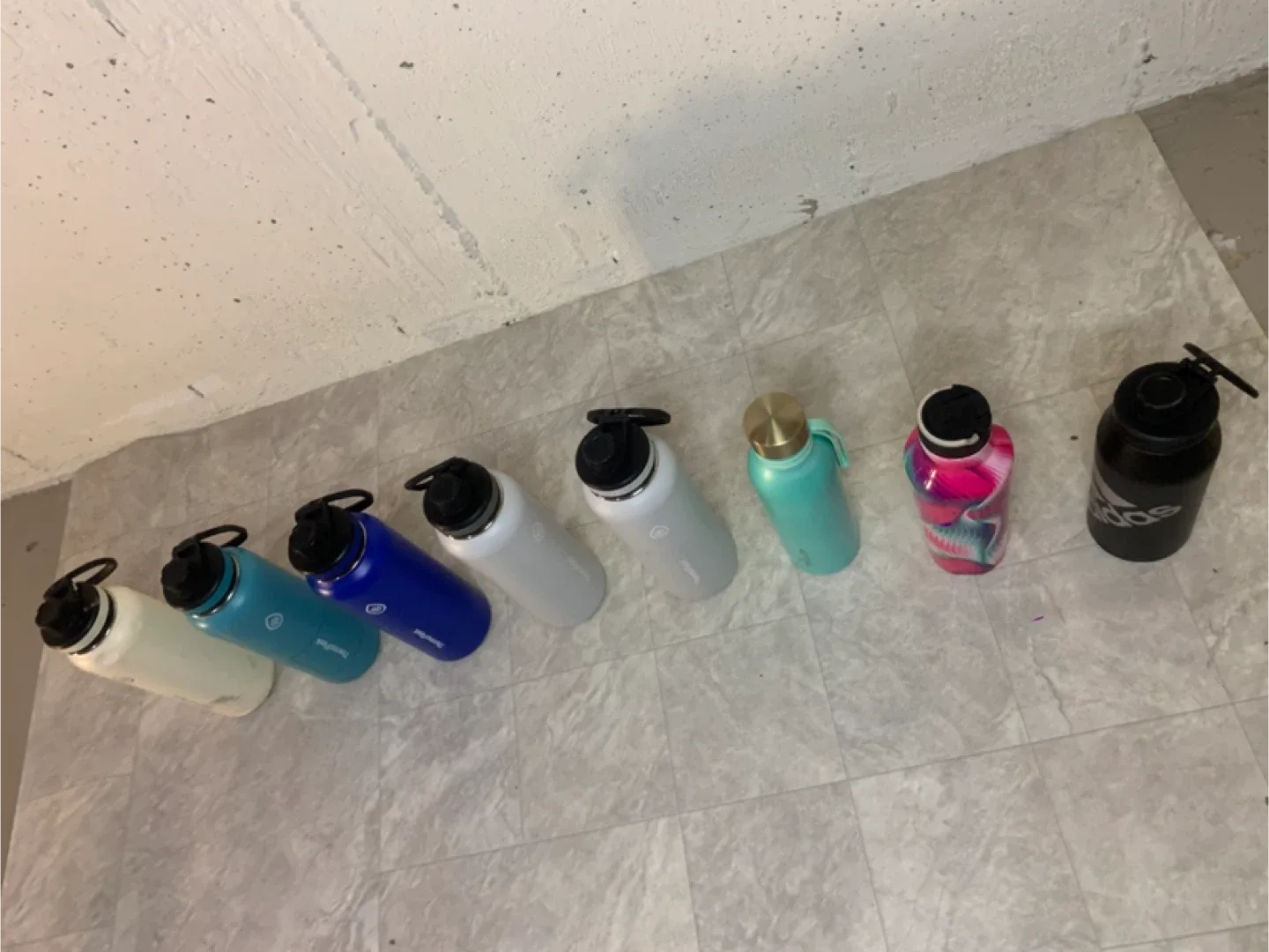 Variety of Stainless Steel Water bottles including ThermoFlask image indicator(7)