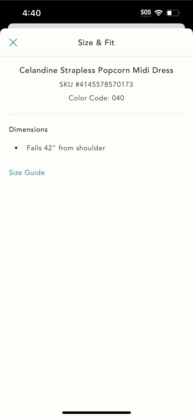 BNWT Anthropologie Celandine Strapless Popcorn Midi Dress XS image indicator(5)