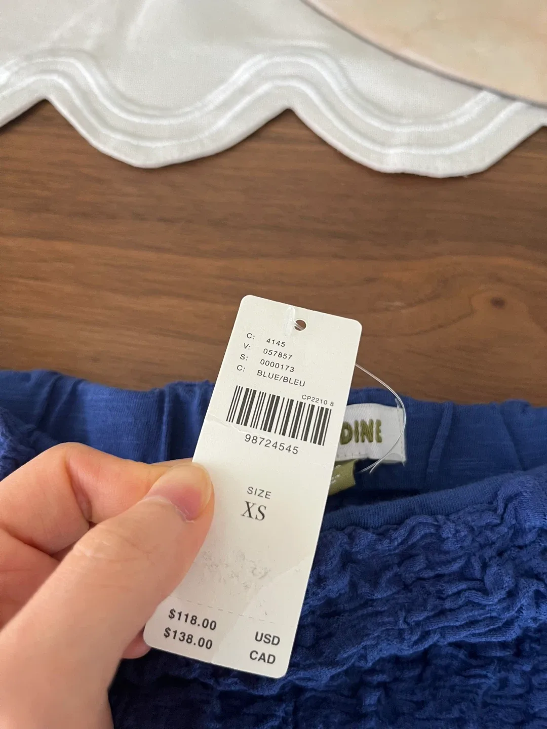 BNWT Anthropologie Celandine Strapless Popcorn Midi Dress XS image indicator(6)