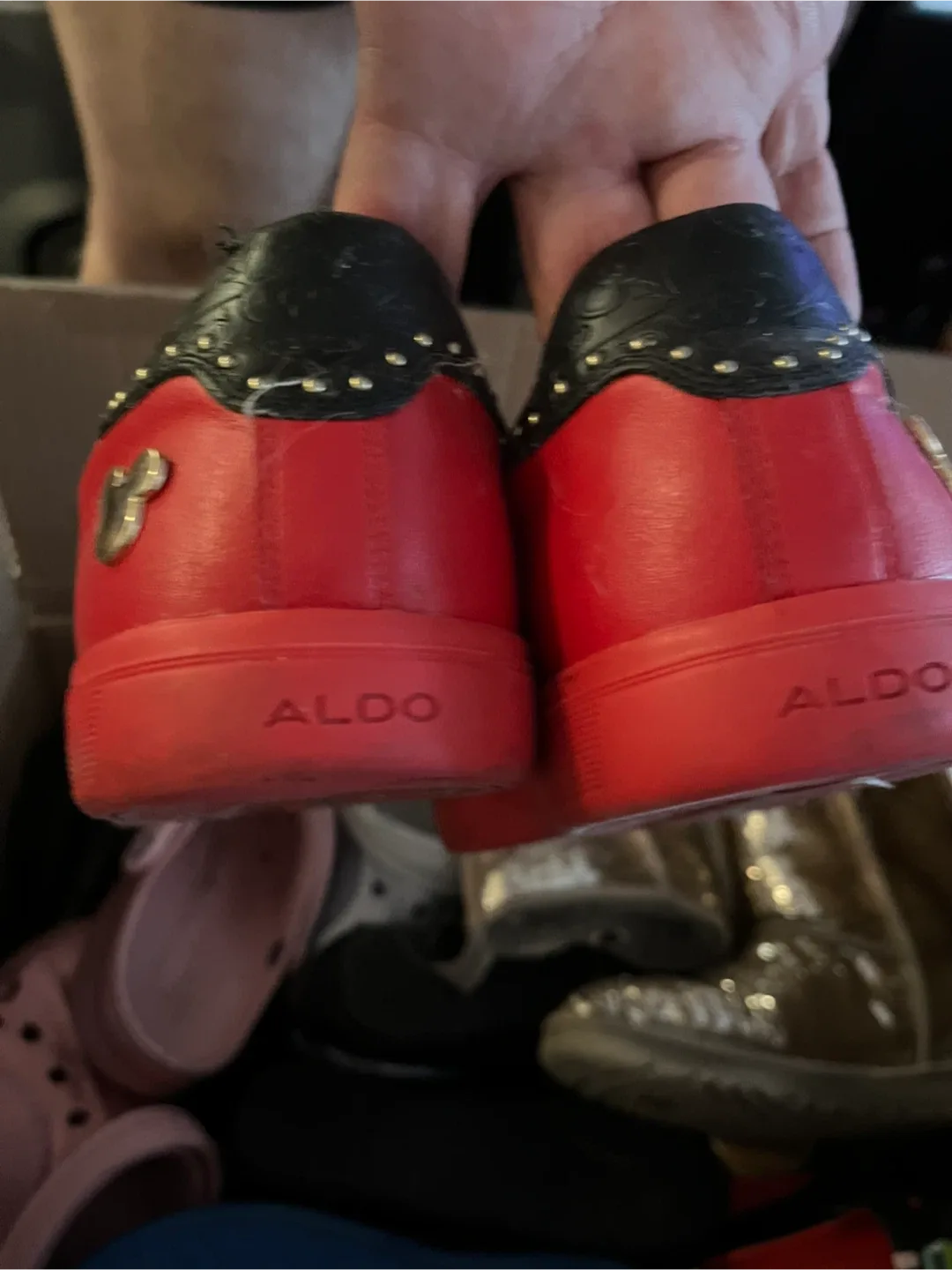 Disney x Aldo Red Mickey Mouse Sneakers image indicator(4)