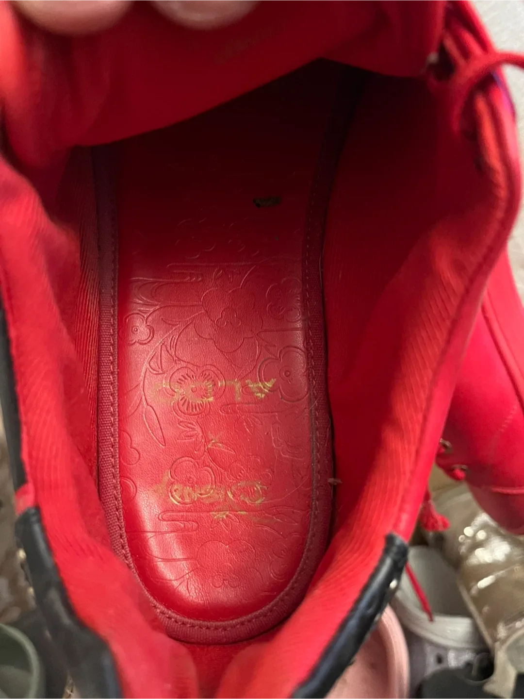 Disney x Aldo Red Mickey Mouse Sneakers image indicator(7)