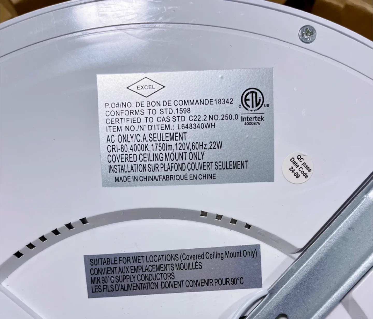 New-Excel LED Ceiling Lights 12 inches image indicator(4)