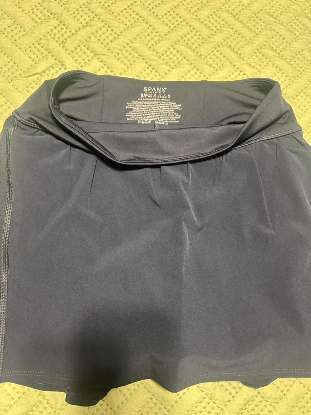 Spanx Pleated Tennis Skirt - Size S/P - Navy Blue - photo 5
