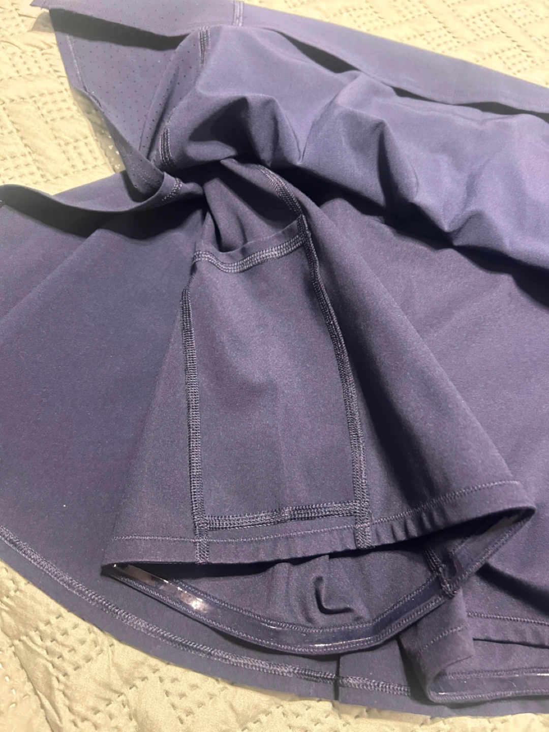 Spanx Pleated Tennis Skirt - Size S/P - Navy Blue - photo 3