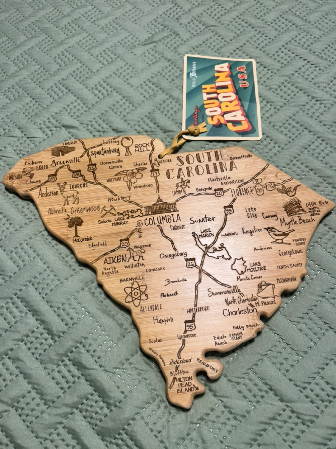 Totally Bamboo South Carolina Cutting Board