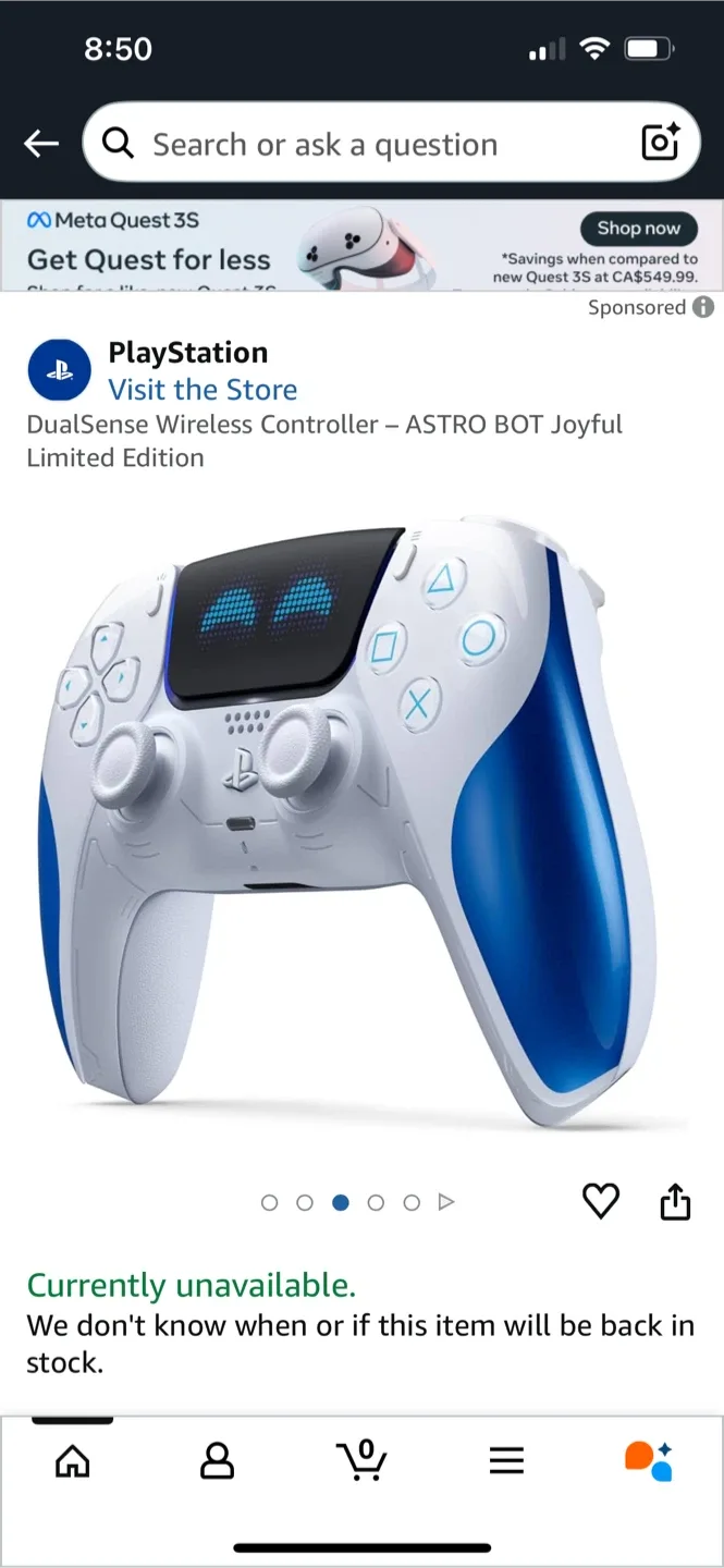 New Sony PlayStation DualSense Astro Bot Limited Edition image indicator(8)