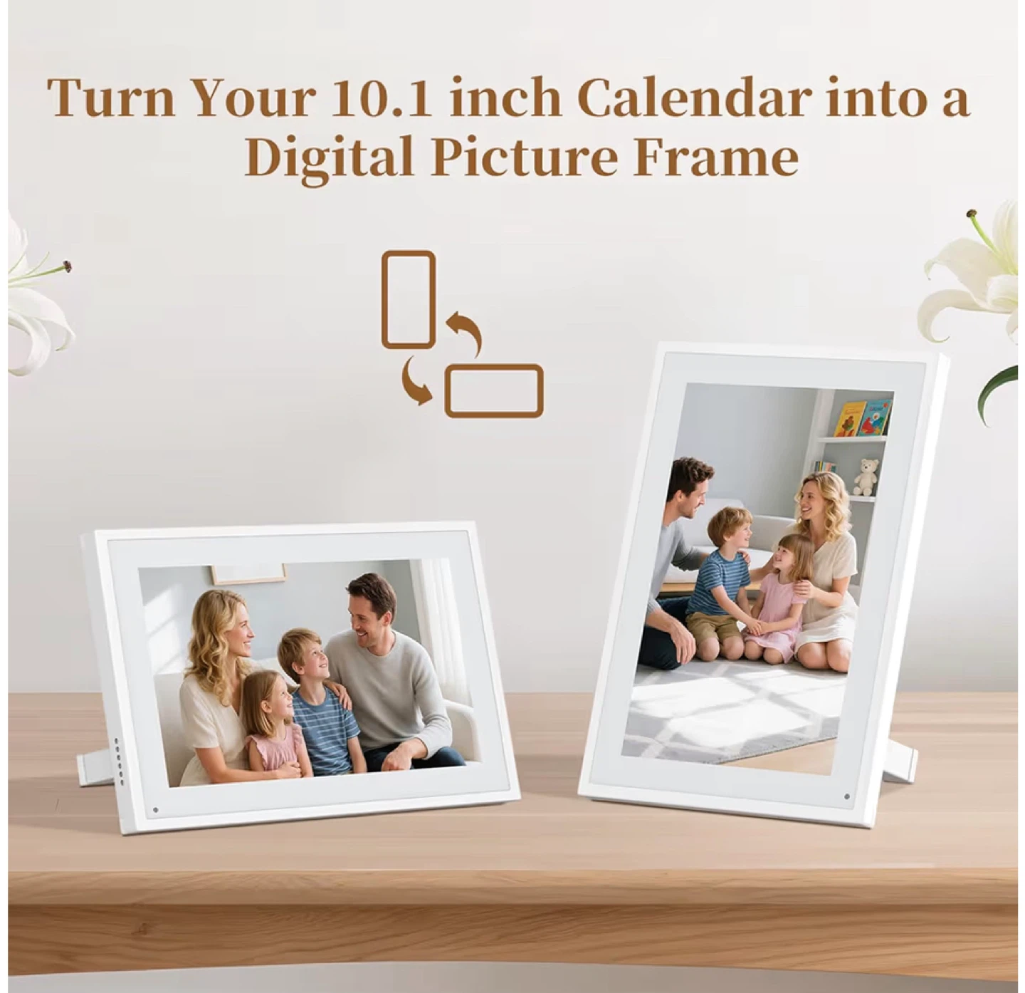 10.1" Smart Digital Calendar - WHITE - photo 5