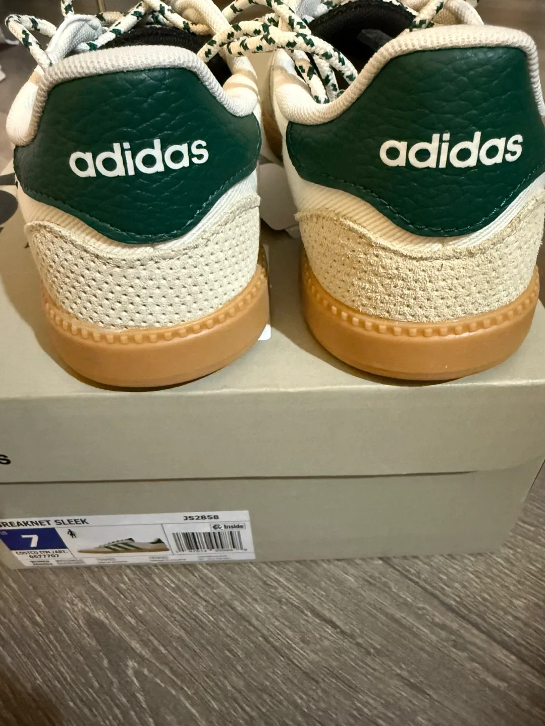 NEW Adidas Breaknet Sleek Tennis Shoes - US 7 image indicator(2)