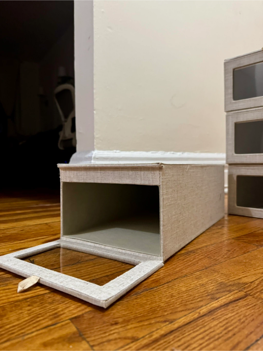 4 Stackable Storage Drawers - Beige - photo 3