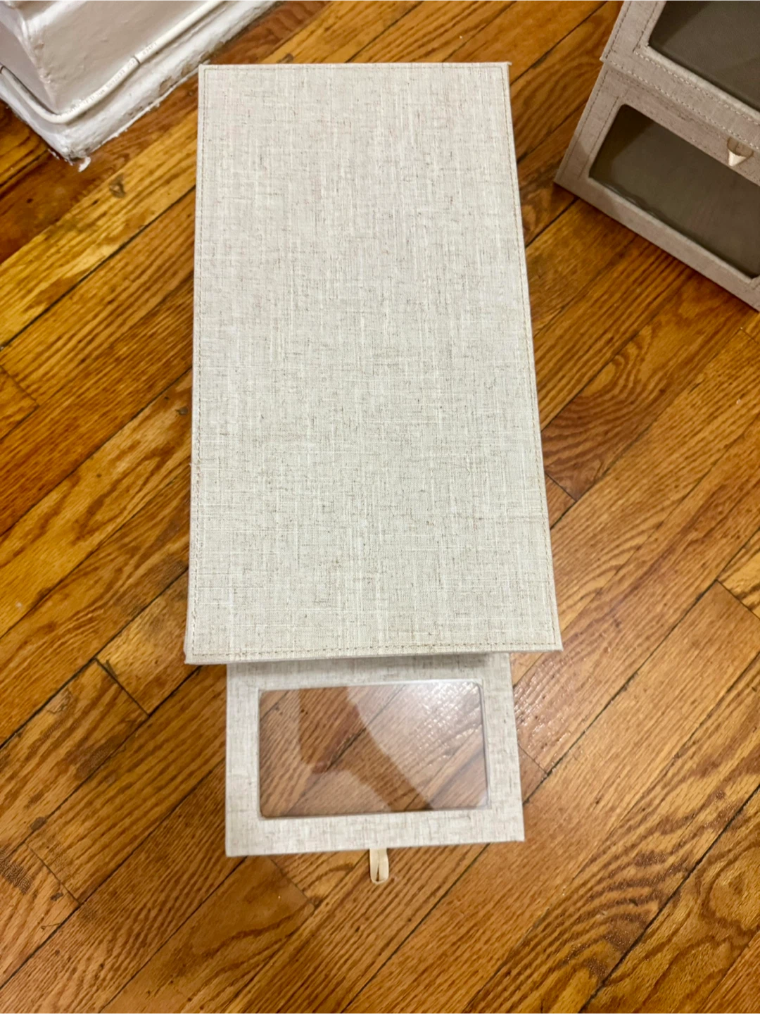 4 Stackable Storage Drawers - Beige - photo 2