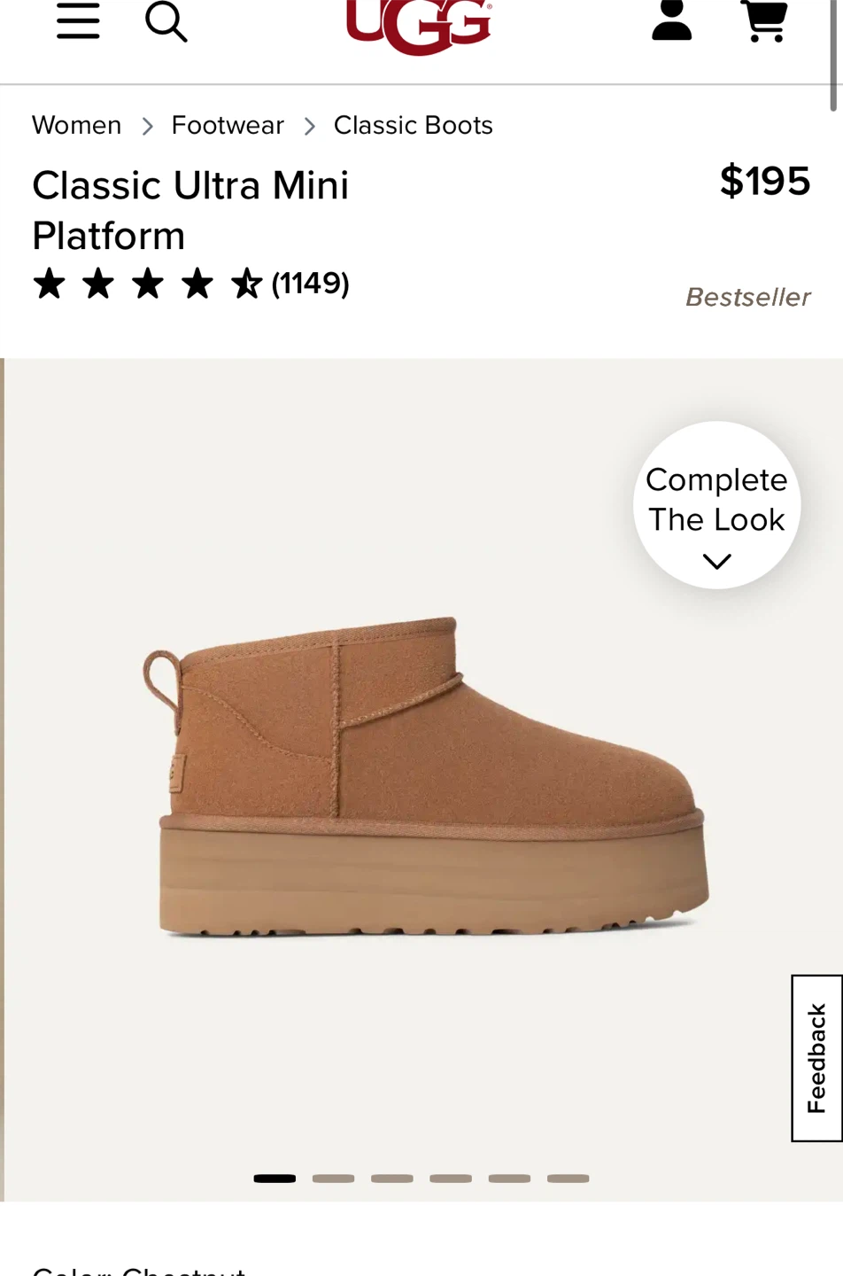 UGG classic platform