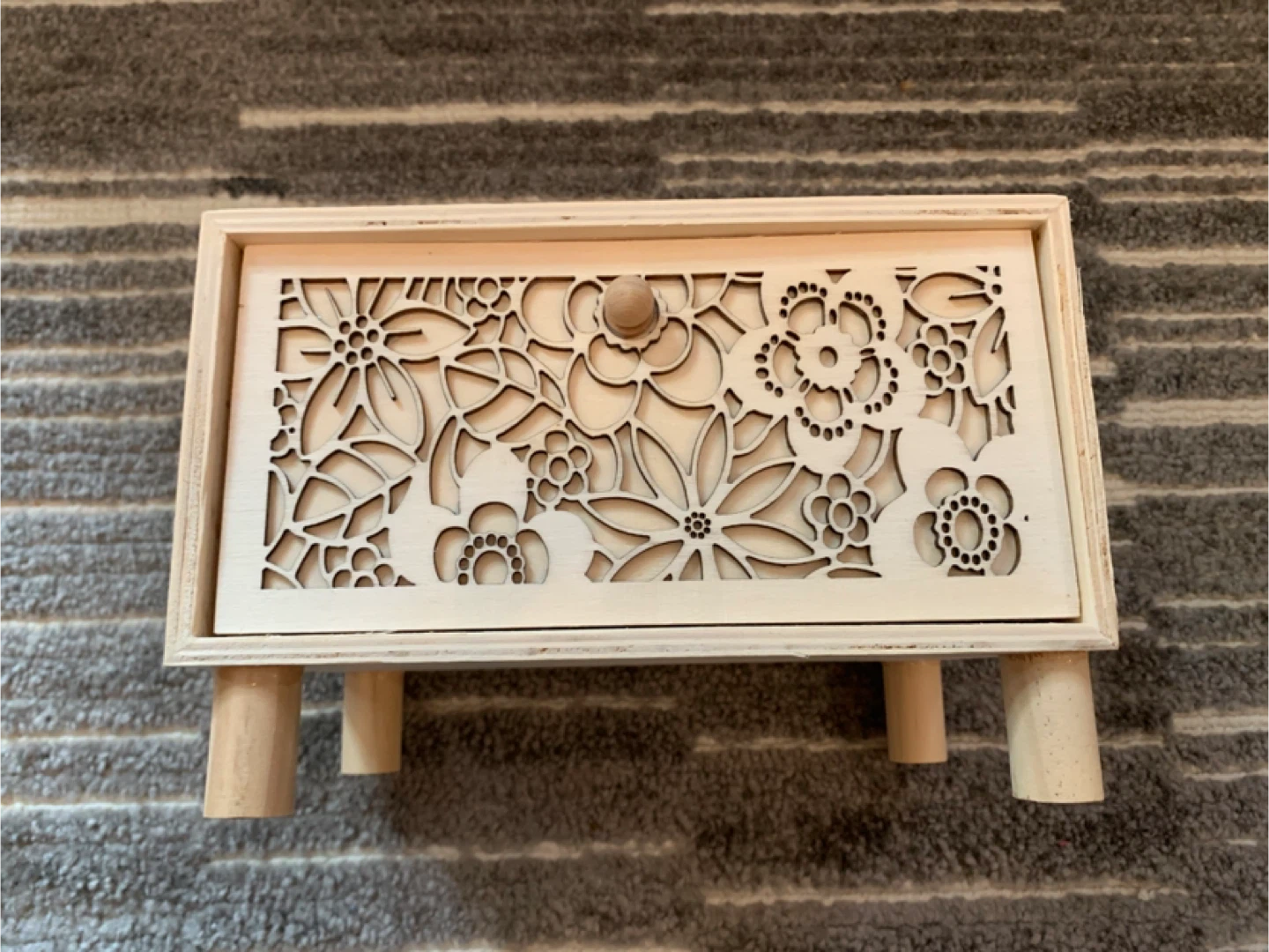 Crafter's Paintable Small Wooden Drawer