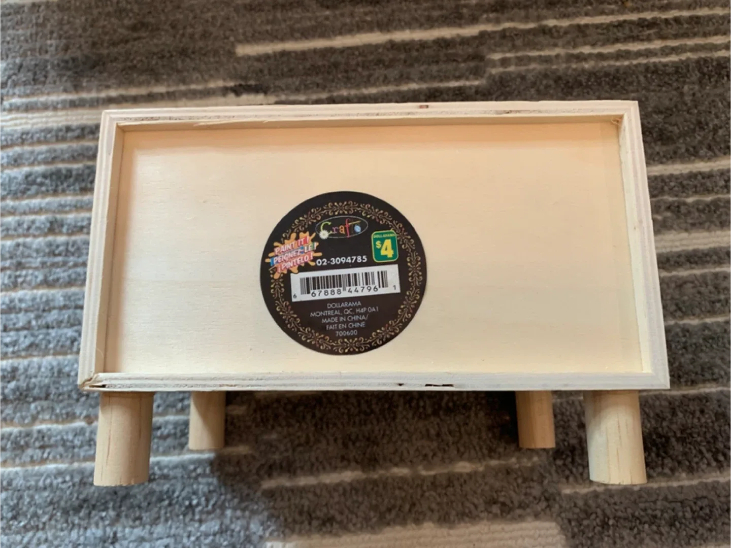 Crafter's Paintable Small Wooden Drawer image indicator(4)