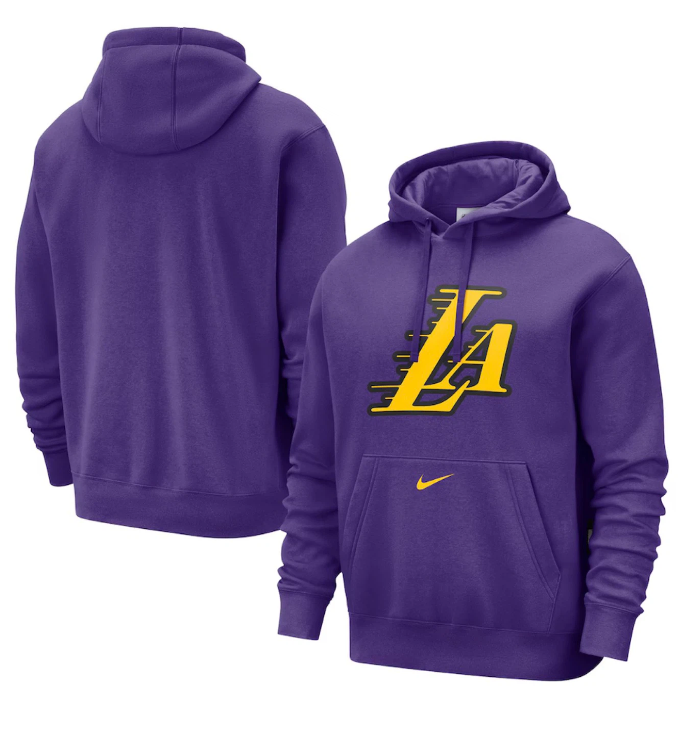Nike NBA Lakers City Edition Hoodie Purple