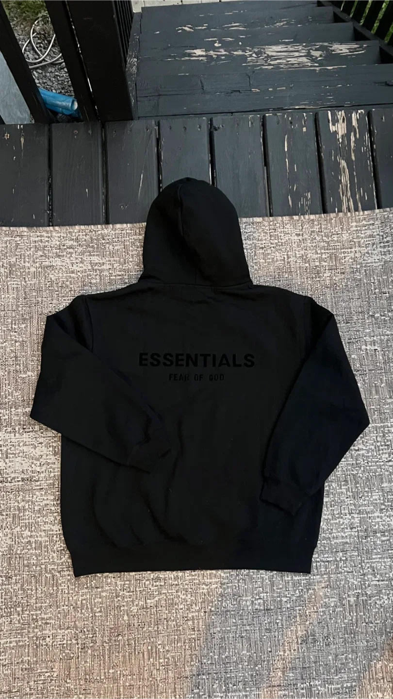 Essentials Fear of God Black Tracksuit - Size L And M image indicator(3)