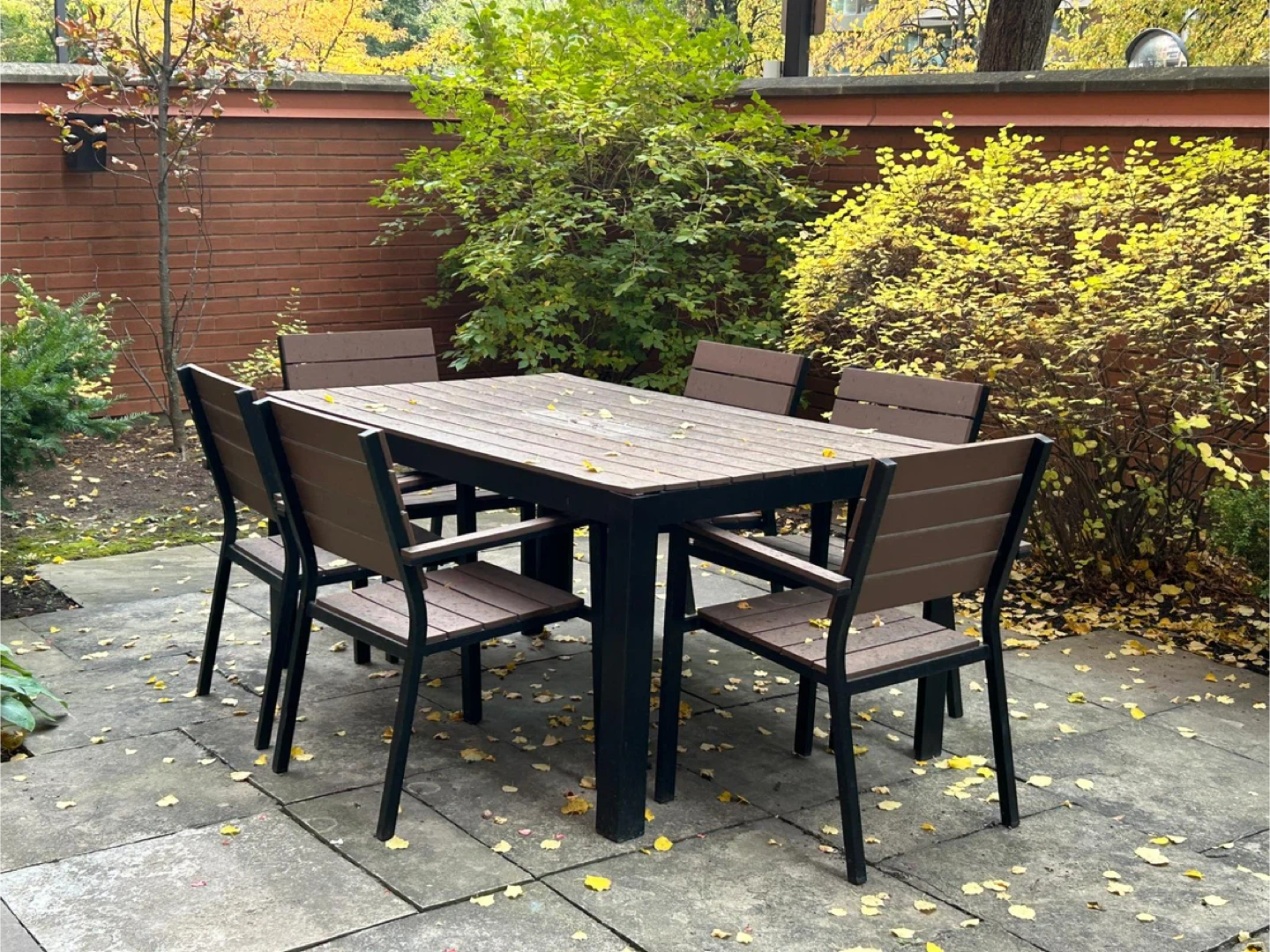 Outdoor Dining Table with 6 Chairs - photo 3