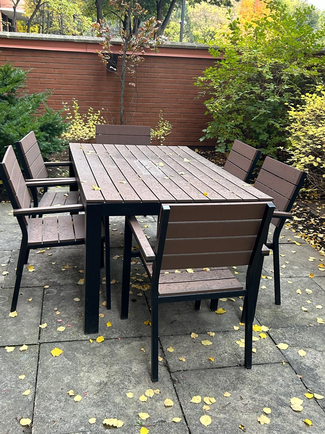 Outdoor Dining Table with 6 Chairs - photo 2